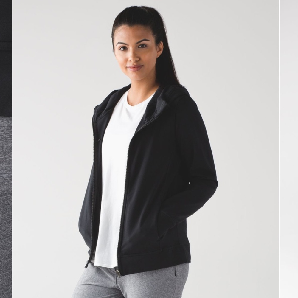 Lululemon Belle Hoodie black 6 small jacket sweatshirt